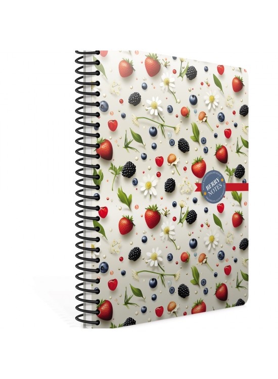 Gıpta Berry Notes Spiralli Sert Kapak Defter 17x24