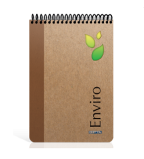 Gıpta Bloknot Enviro Spiralli Sert Kapak Çizgili 100 YP 17x24 2347