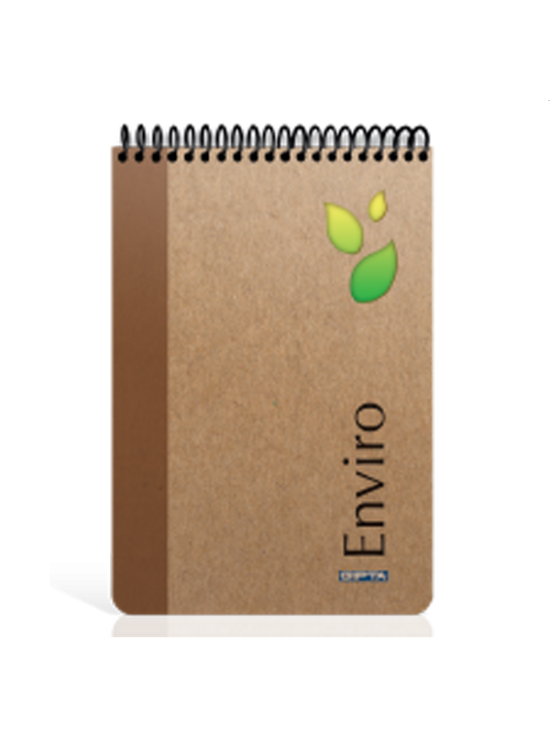 Gıpta Bloknot Enviro Spiralli Sert Kapak Çizgili 100 YP 17x24 2347