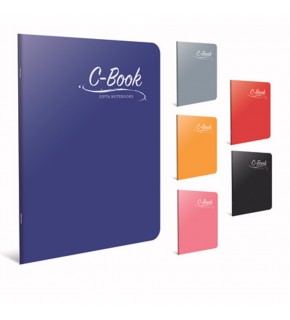 Gıpta C Book Dikişli Plastik Kapak Defter A5 80 YP Kare (1 Adet)