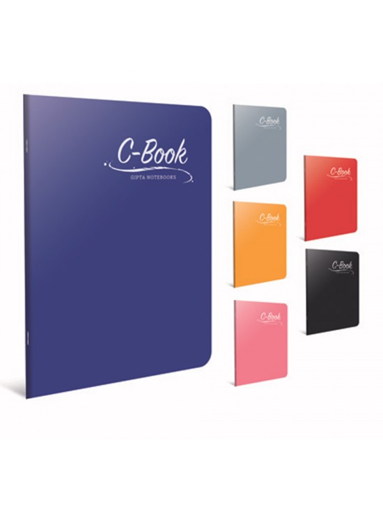 Gıpta C Book Dikişli Plastik Kapak Defter A5 80 YP Kare (1 Adet)
