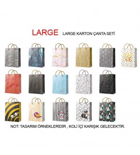 Gıpta Çanta Seti Karton Large