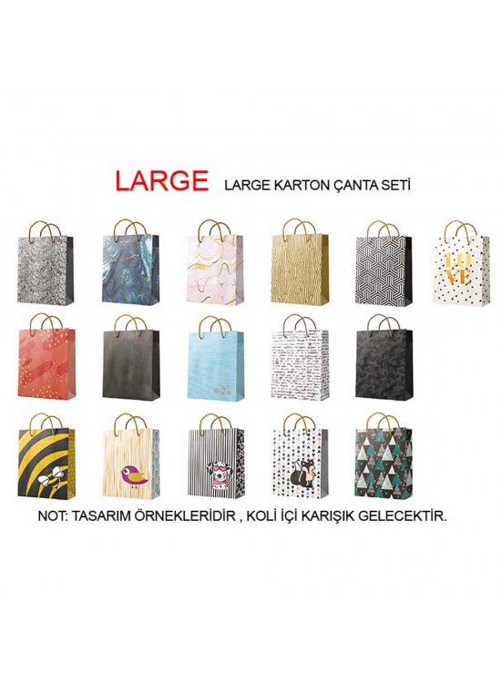 Gıpta Çanta Seti Karton Large