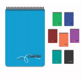Gıpta Convex Spiralli Plastik Kapak Blok A4 100 YP Çizgisiz
