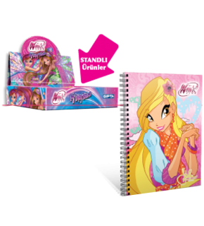 Gıpta Defter Karton Kapak A6 Winx Club 3120 (1 Adet)