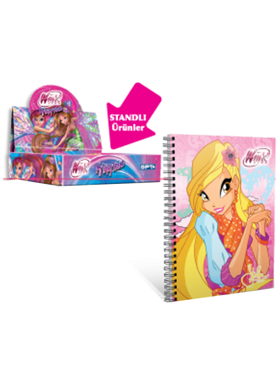 Gıpta Defter Karton Kapak A6 Winx Club 3120 (1 Adet)