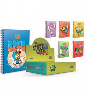 Gıpta Defter Kral Şakir Spiralli Karton Kapak A6 6014 (1 Adet)