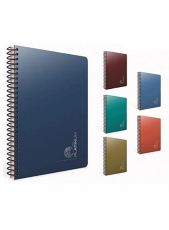 Gıpta Defter Platınum Spiralli Plastik Kapak A4 80 YP Çizgili