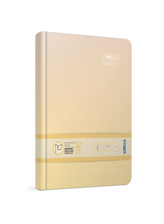 Gıpta Defter Thebook Pastel Sert Kapak Kareli 120 YP 14x20 3059