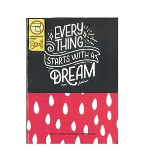 Gıpta Dream İp.Dkş.Sert Kapak Defter A5 120 YP Çiz.-st 4529