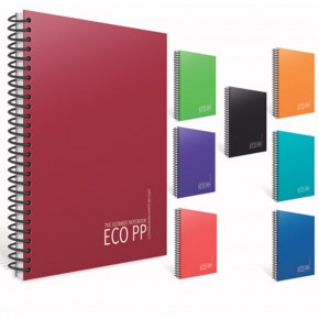 Gıpta Eko Spiralli Plastik Kapak Deter A4 40 YP Çizgili