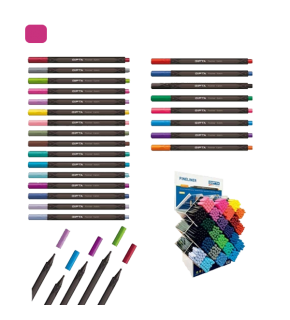 Gıpta Fineliner 0.4 mm Üçgen Pembe K600026 (1 Adet)