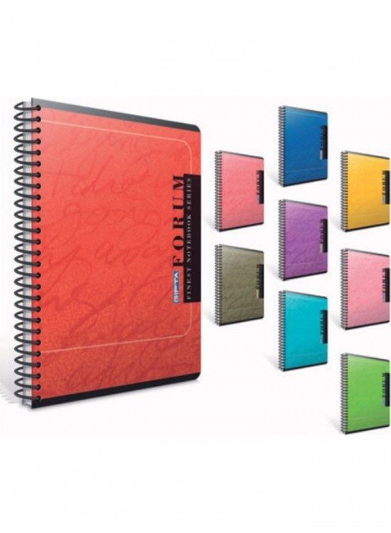 Gıpta Forum A5 Spiralli Karton Kapak Defter 96 Yaprak Kareli (1 Adet)