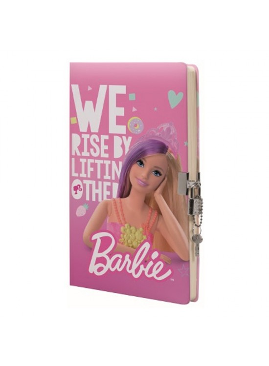Gıpta Hatıra Defteri Barbie Kilitli İp.Dkş.Sert Kapak 14x20 96 YP