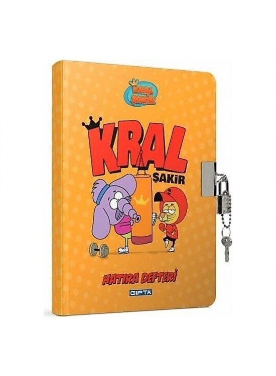 Gıpta Hatıra Defteri Kral Şakir Kilit.ip.Dk.Sert Kapak 14x20-96 YP
