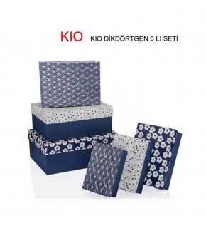 Gıpta Hediye Kutusu Kıo Dikdörtgen 6 Lı Bx75870