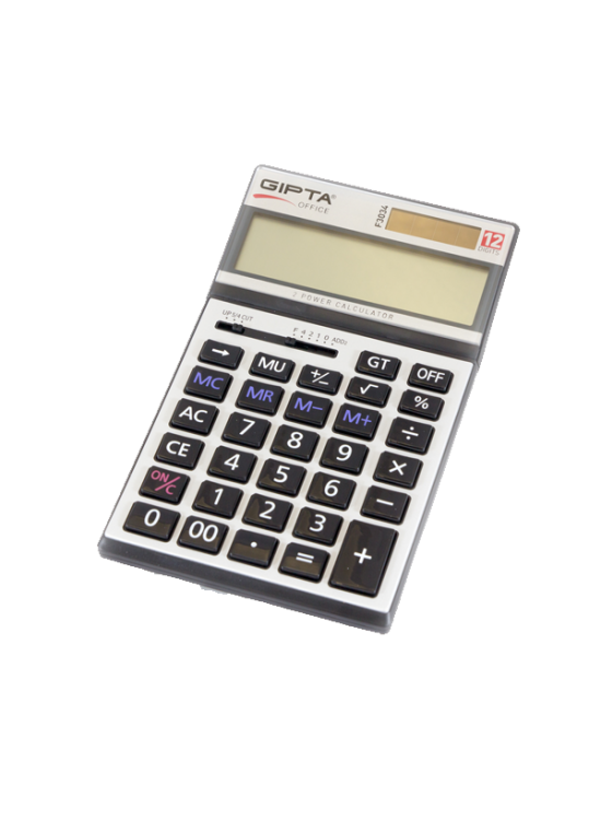 Gıpta Hesap Makinesi Masa Üstü 12 Hane F3034