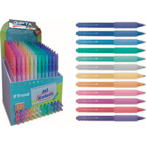 Gıpta Jel Kalem Trend Akrilik Jel 12 Renk 0.5 144 Lü Std F1478