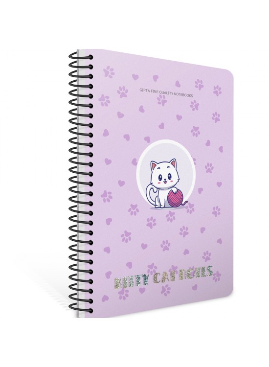 Gıpta Kıtty Cat Sp.Plastik Kapak Defter A4 80 Kareli