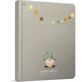 Gıpta Lucky Notes İpl.Dkş.Sert Kapak.Defter 15x15-120 yp Ç.siz
