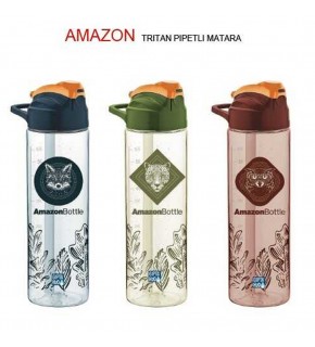 Gıpta Matara Amazon Tritan Pipetli 630 CC K7501