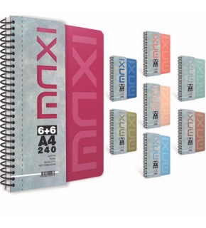 Gıpta Maxı Sp. Sep. Plastik Kapak Defter 17x24 150 Yp. 4+2