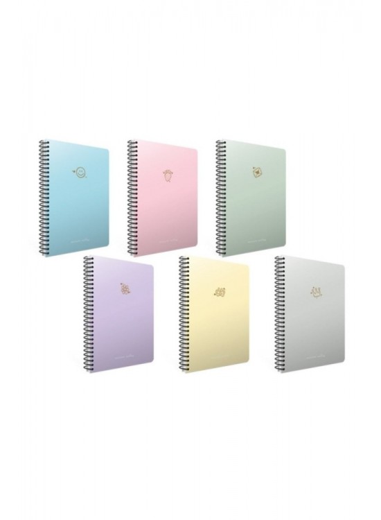 Gıpta Mıcro Notes Spiralli Sert Kapak Defter 17x24 100 Yp Çizgili