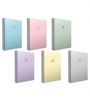 Gıpta Mıcro Notes Spiralli Sert.Kapak Defter 17x24 100 YP Kareli