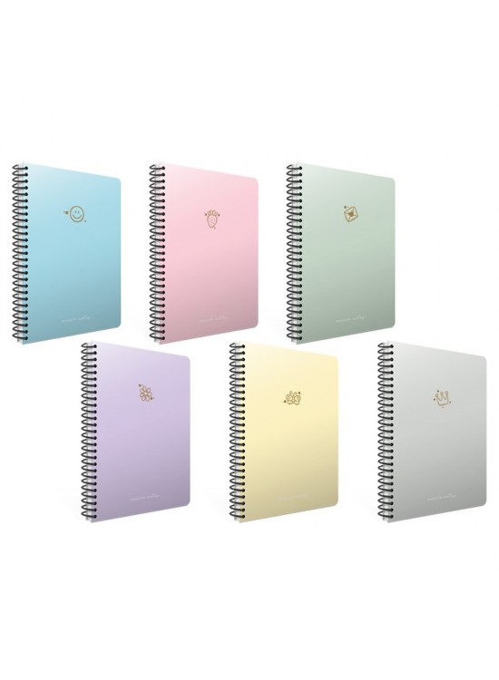 Gıpta Mıcro Notes Spiralli Sert.Kapak Defter 17x24 100 YP Kareli