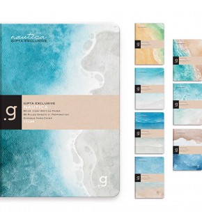 Gıpta Nautıca İp.Dikş.Sert Kapak Defter 17x24 96 YP Kareli