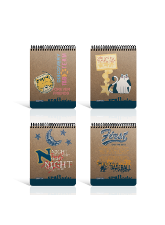 Gıpta Not Defteri Craft Spiralli Sert Kapak Çizgili 100 Yaprak A6 1789 (1 Adet) Gıpta Not Defteri Craft Spiralli Sert Kapak Çizgili 100 Yaprak A6 1789 (1 Adet)