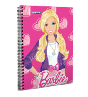 Gıpta Not Defteri Spiralli Karton Kapak A6 Barbie 5516 (1 Adet)