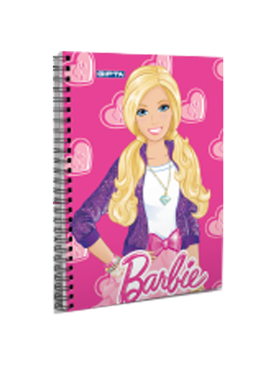 Gıpta Not Defteri Spiralli Karton Kapak A6 Barbie 5516 (1 Adet) Gıpta Not Defteri Spiralli Karton Kapak A6 Barbie 5516 (1 Adet)