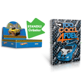 Gıpta Not Defteri Spiralli Karton Kapak A6 Hot Wheels 5395 (1 Adet)