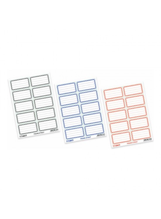 Gıpta Okul Etiketi Frame Lacivert 3 YP (1 Adet)