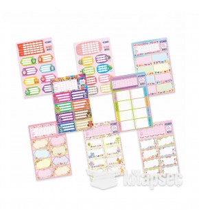 Gıpta Okul Etiketi Gırls Ders Programlı 16x24 3 YP (1 Adet)