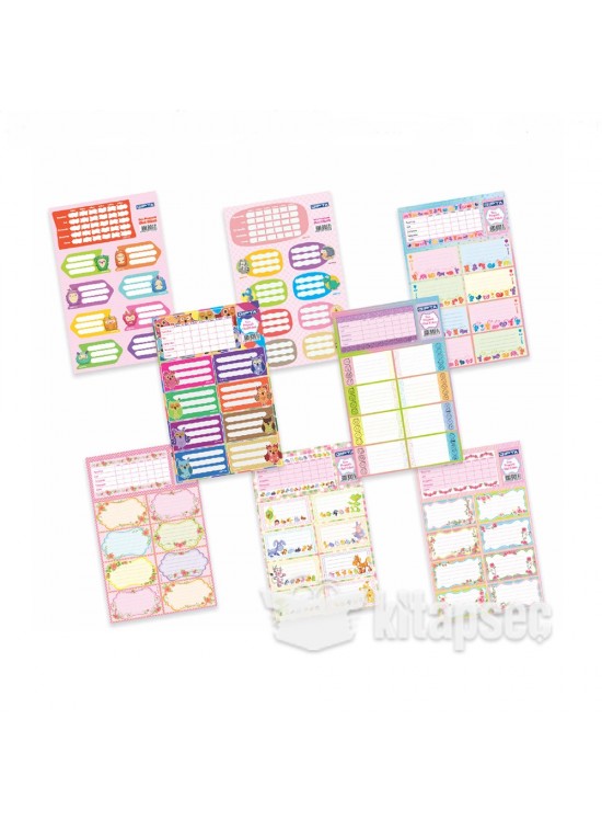 Gıpta Okul Etiketi Gırls Ders Programlı 16x24 3 YP (1 Adet) Gıpta Okul Etiketi Gırls Ders Programlı 16x24 3 YP (1 Adet)