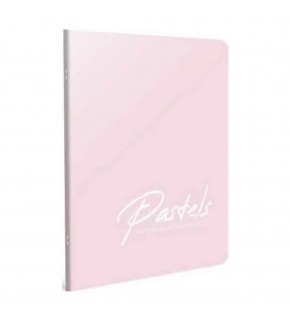 Gıpta Pastels Dikişli Plastik Kapak Defter A6 80 YP Kareli 4131 (1 Adet)