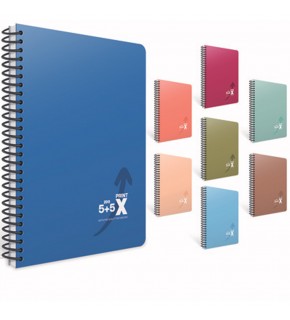 Gıpta Prınt-x Spiralli Sep. Plastik Kapak Defter 17x24 160 YP 4+1