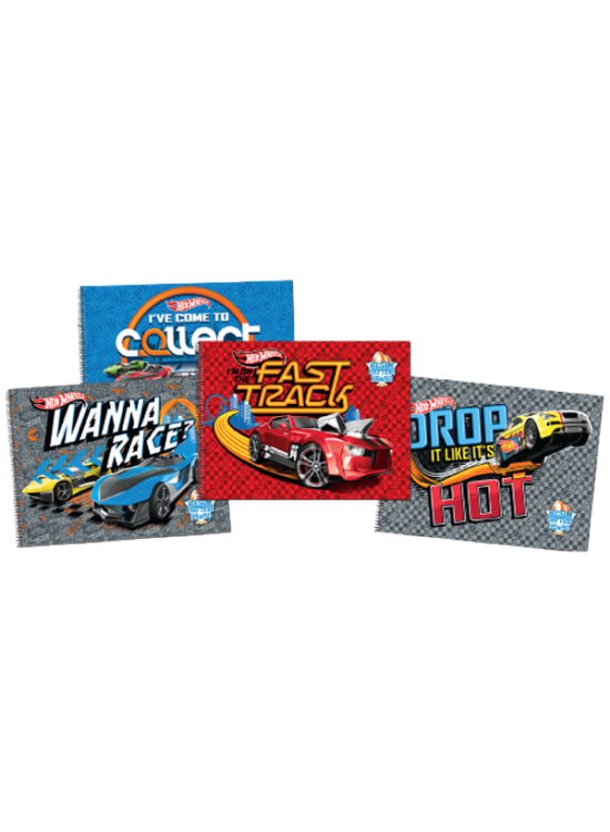 Gıpta Resim Defteri Spiralli 15 YP 17x24 Hot Wheels 5436 (1 Adet)