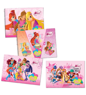 Gıpta Resim Defteri Spiralli 15 YP 25x35 Winx Club 3088 (1 Adet)