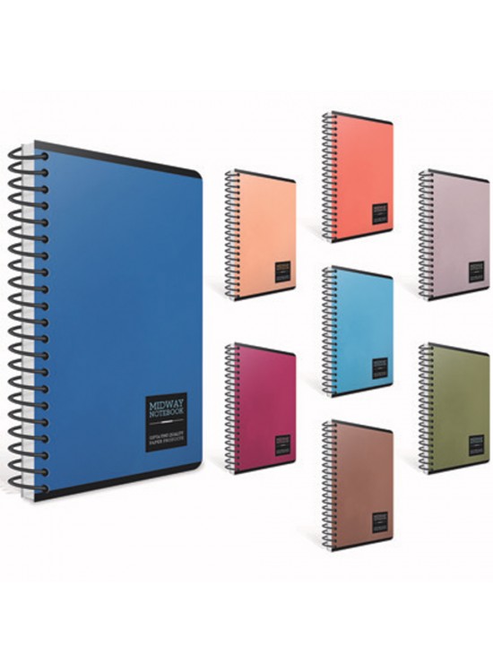 Gıpta Sert Kapak Defter Mıdway Sp.Flexı 13x21 80 YP Çiz. 6575
