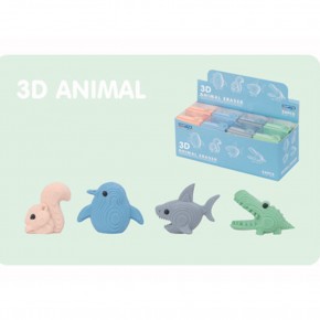 Gıpta Silgi 3D Anımals 24 Lü K235500