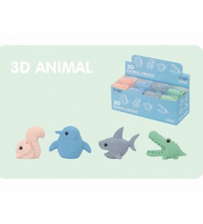 Gıpta Silgi 3D Anımals 24 Lü K235500