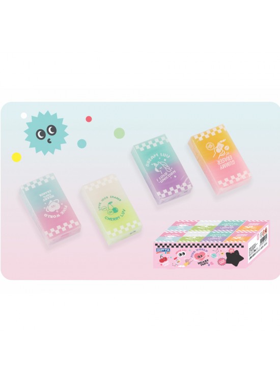 Gıpta Silgi Pink Word Transparent 24 Lü K234500 Gıpta Silgi Pink Word Transparent 24 Lü K234500