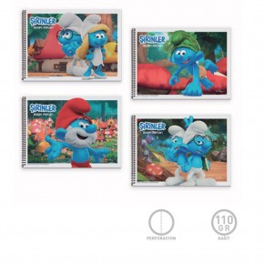 Gıpta Şirinler Resim Defteri Spralli 25x35 15 Yaprak 3-7801000-2011 (1 Adet)