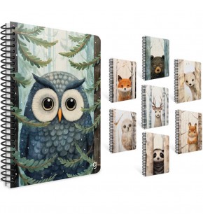 Gıpta Sneak Peek Spiralli Karton Kapak Defter A4 80 YP Çizgili