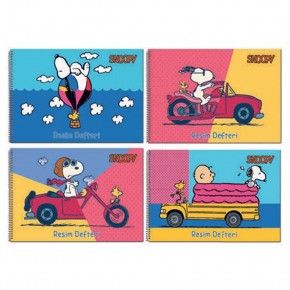 Gıpta Snoopy Resim Defteri Spralli 25x35 15 Yaprak 3-7313000-2011 (1 Adet)