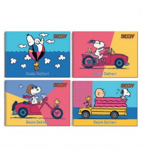 Gıpta Snoopy Resim Defteri Spralli 25x35 15 Yaprak 3-7313000-2011 (1 Adet)