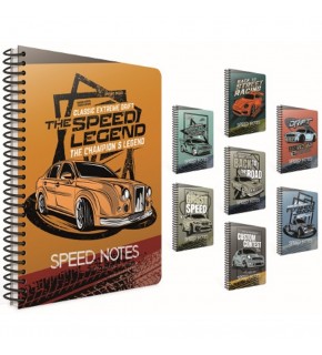 Gıpta Speed Notes SpiralliKarton Kapak Defter A4 80 YP Çiz.